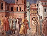 Scenes from the Life of St Francis (Scene 3, south wall) by Benozzo di Lese di Sandro Gozzoli